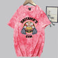 Tie Dye T Shirts Casual Streetwear Summer Tops Unisex, Customizable Logo/Text/Image.