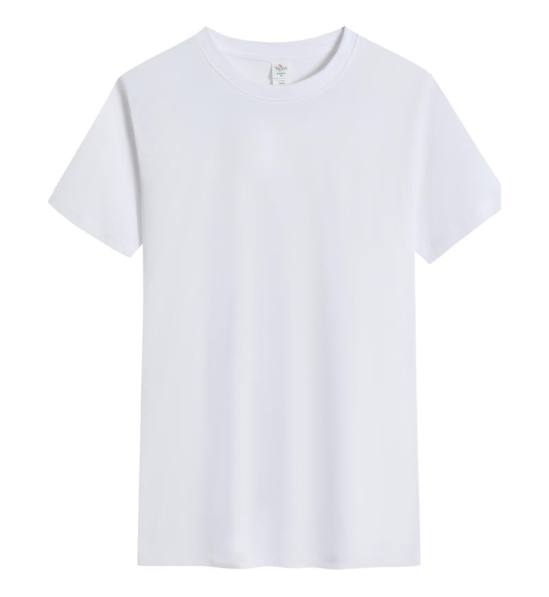 Men's Crew Neck Cotton T-Shirt, Customizable Logo/Text/Image.