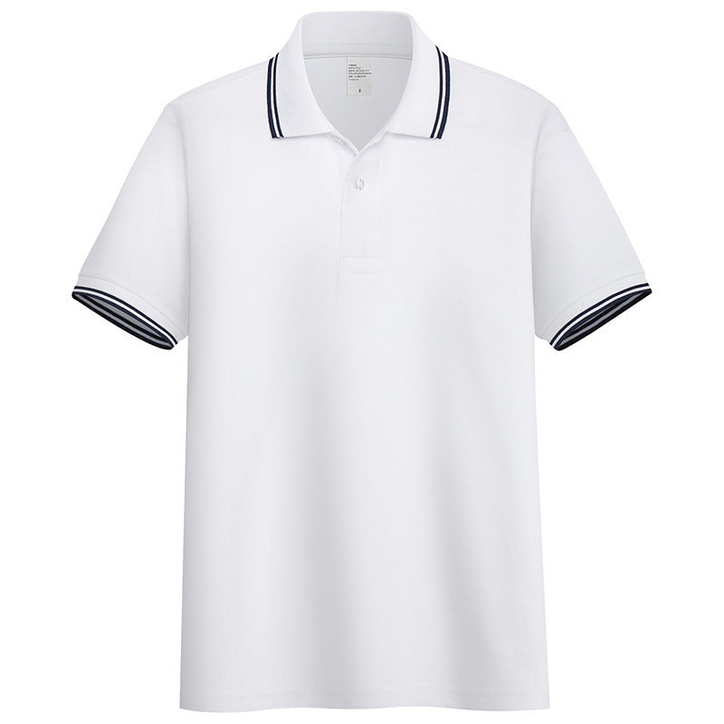 Unisex Simple Style Custom Logo Golf Polo Tee, Customizable Logo/Text/Image.